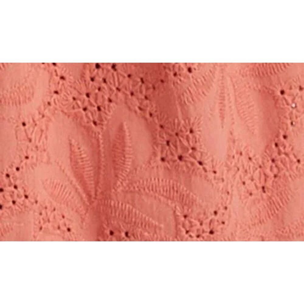 MARINE LAYER Eyelet Willow Midi Dress - Mineral Red Salmon Size Small NWT $168 - Picture 4 of 4